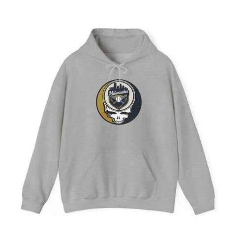 Grateful Dead - Milwaukee Brewers Grateful Dead Unisex Heavy Blend Hoodie - MLB - StealieShop